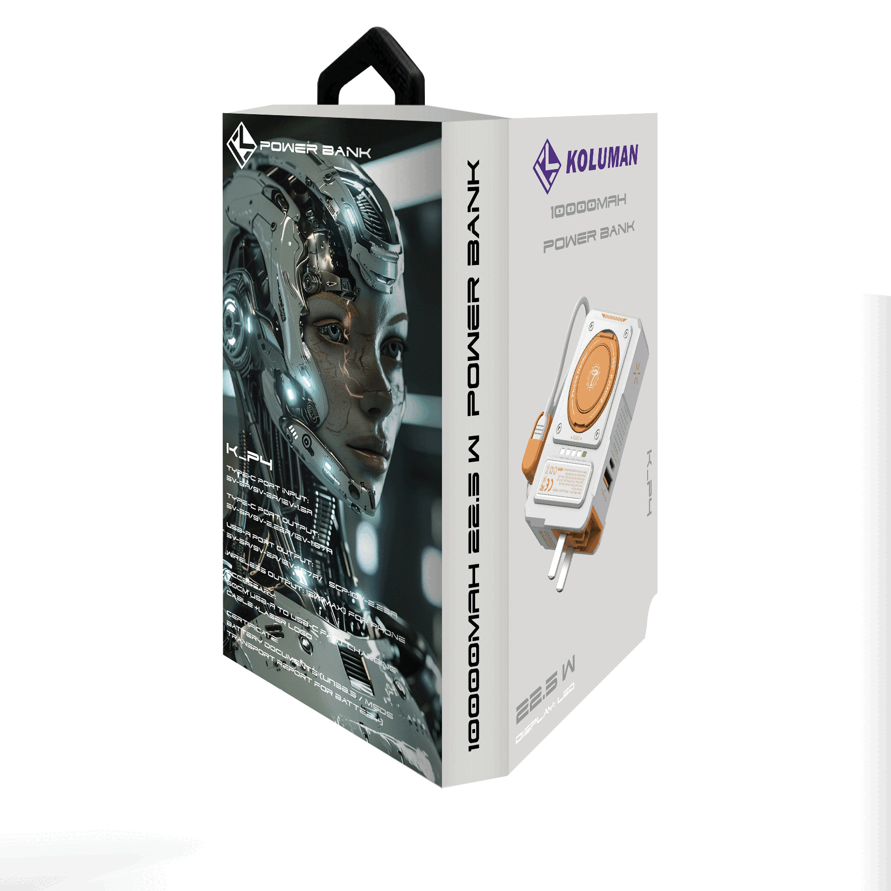 پاوربانک وایرلس دار شرکت کلومن K-P4 10000