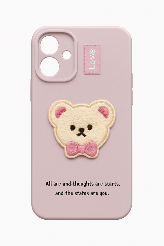 قاب فانتزی عروسکی دخترانه جذاب طرح برجسته مناسب سامسونگA12- رنگ صورتی