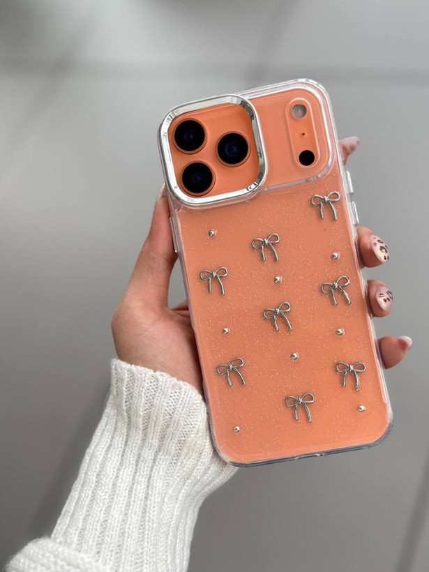 قاب ترند شفاف پاپیونی مناسب گوشی آیفون 13promax