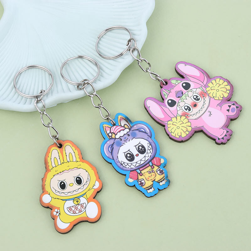 جاکلیدی چوبی لبوبو/ رنگ و طرح جور