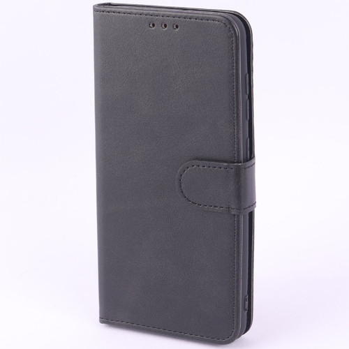 کیف کتابی کلاسوری چرمی مگنتی محافظ لنزدار Samsung Galaxy A31 - مشکی