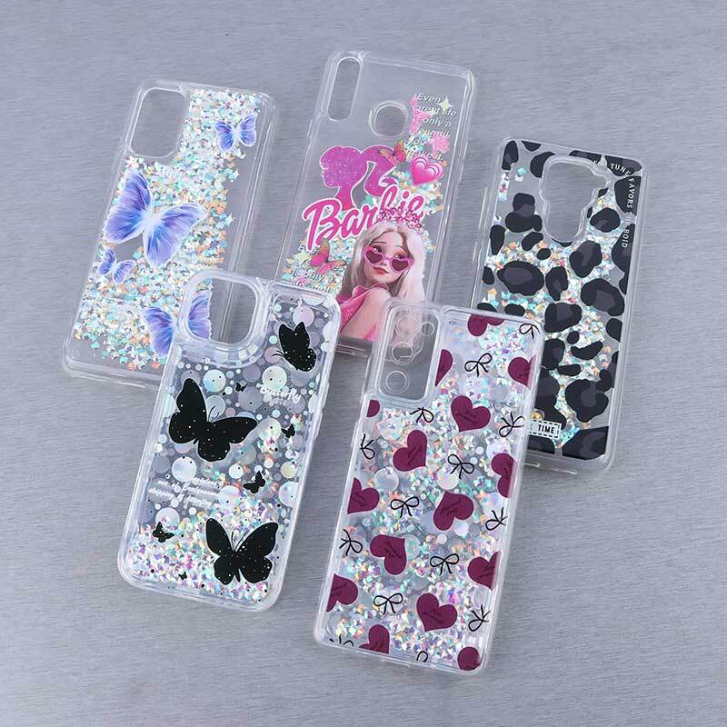 قاب دخترانه فانتزی آکواریومی هولوگرامی شاینی مناسب سامسونگ A24