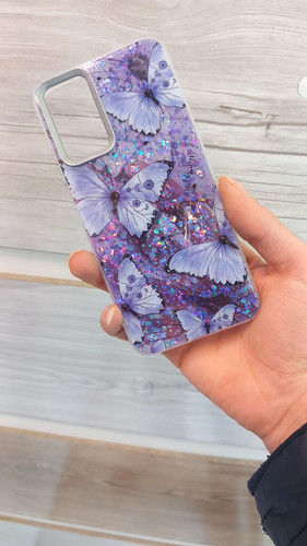 قاب دخترانه اکلیلی طرح پروانه مناسب شیائومیXiaomi Redmi Note 12S