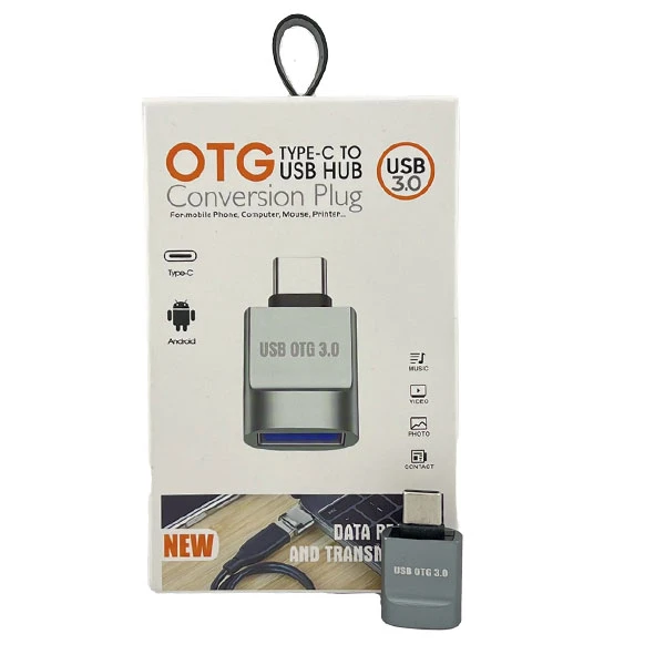 تبدیل otg تایپ سی اورجینال usb otg 3.0