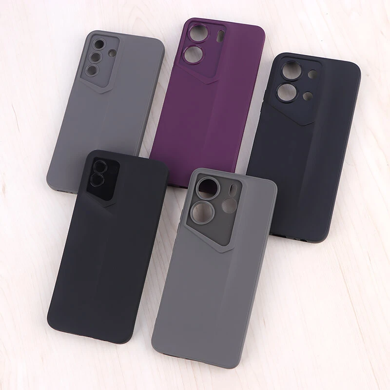 رنگ مشکی موجود است Xiaomi Redmi Note 15 4G قاب ژله ای پورش دیزاین محافظ لنزدار