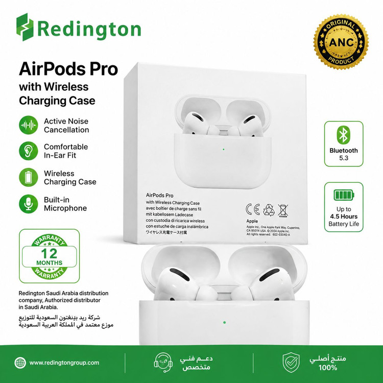 ایرپاد پرو هندزفری بلوتوثی بی سیم فول کپی Apple مدل AirPods PRO ویژگی ANC دار