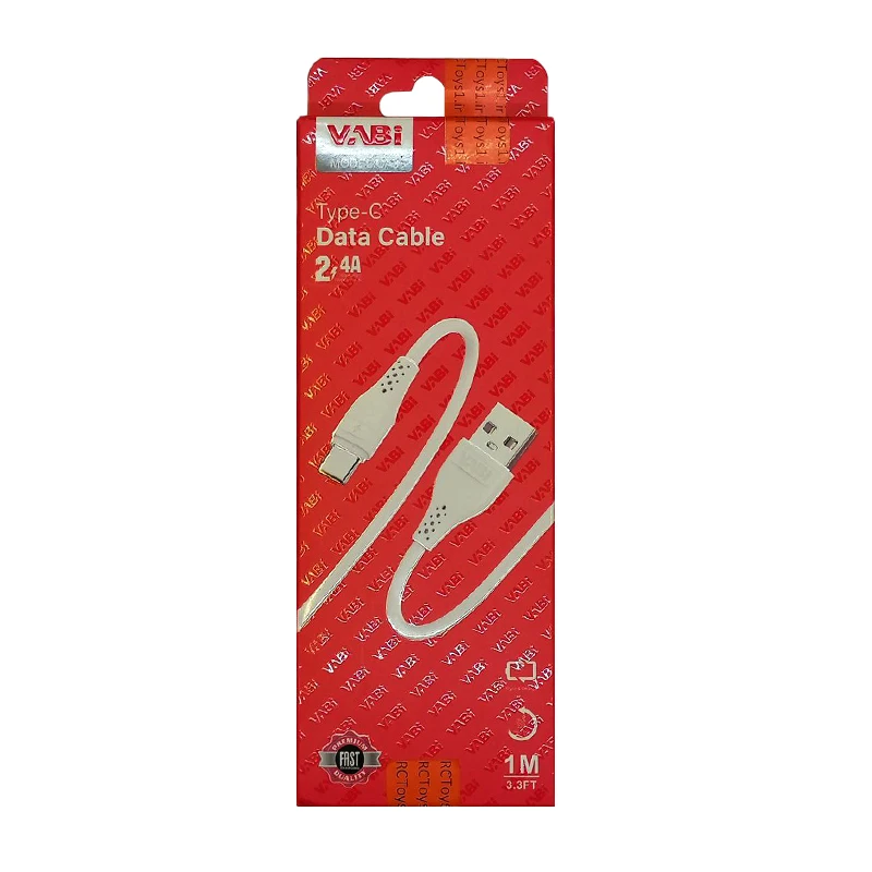 کابل تایپ سی تبدیل USB به USB-C وابی مدل CA7 طول 1متر فست شارژ
