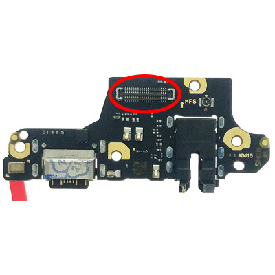 کانکتور روی برد شارژ شیائومی Xiaomi Poco X3 / Poco X3 NFC / Poco X3 Pro